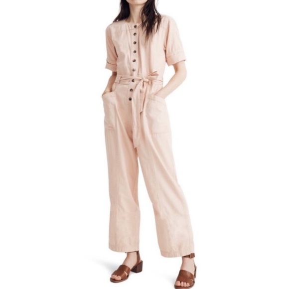 Madewell Pants - Madewell Topstitched Coverall Jumpsuit